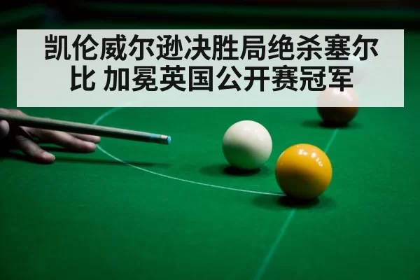 snooker player celebrating